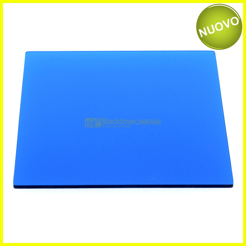 Filtro a lastra tipo Cokin "P" 84x84mm BLU. Blue square filter P system.