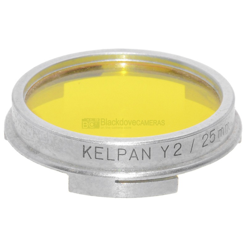 Filtro push-on 25mm. giallo Kelpan.  Yellow Y2 Vintage lens filter. - immagine 3