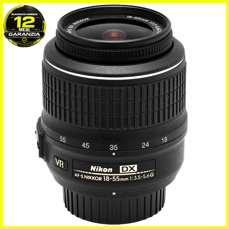 Nikon AF‑S Nikkor 18‑55mm f/3.5‑5.6 G VR DX – Obiettivo stabilizzato per reflex 1 Nikon AF‑S Nikkor 18‑55mm f/3.5‑5.6 G VR DX – Obiettivo stabilizzato per reflex