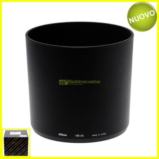 Nikon paraluce HB-24 per obiettivo AF-D Nikkor 80/400mm f4,5-5,6 VR. Parasole