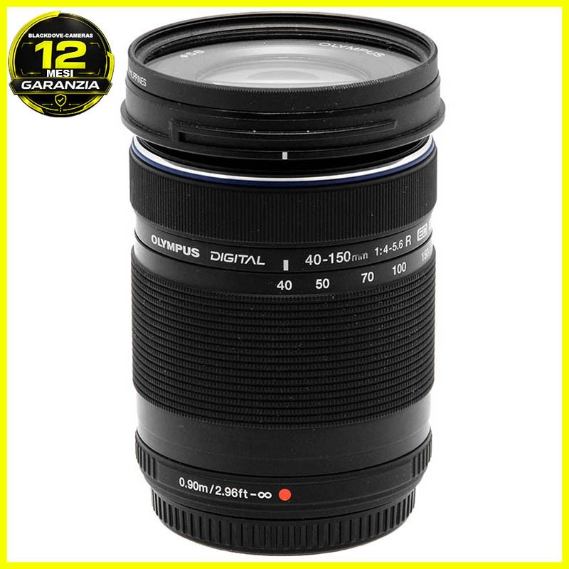Obiettivo Olympus Zuiko 40/150mm f4-5,6 R ED Nero per fotocamere MFT micro 4/3 1 Obiettivo Olympus Zuiko 40/150mm f4-5,6 R ED Nero per fotocamere MFT micro 4/3