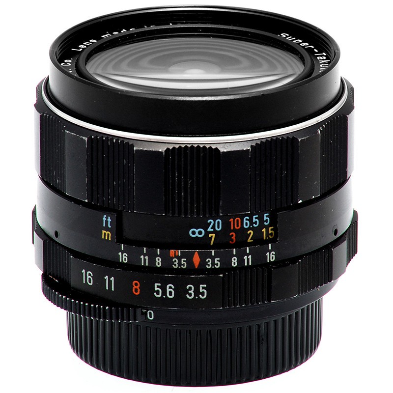 Pentax Asahi Super-Takumar 28mm f/3.5 prima serie Obiettivo M42 42x1 Vintage 3 Pentax Asahi Super-Takumar 28mm f/3.5 prima serie Obiettivo M42 42x1 Vintage - immagine 3