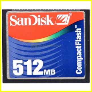 Sandisk 512MB Compact Flash Memory Card CF Scheda di Memoria per Fotocamere
