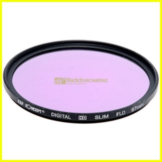 67mm. filtro di conversione FLD K&F diametro M67. Fuorescent-Daylight filter