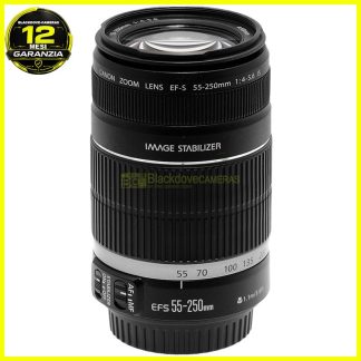 Home page 24 Canon EF‑S 55‑250mm f/4‑5.6 IS – Obiettivo Zoom AF per Reflex APS‑C