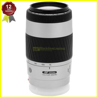 Minolta AF 75-300mm f/4.5-5.6 II Silver A-Mount Teleobiettivo FX per Sony Alpha