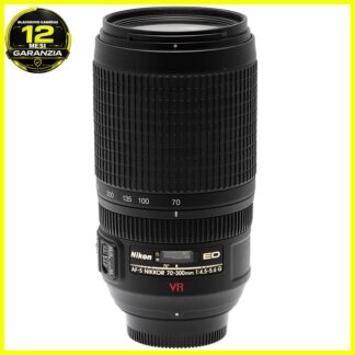 Nikkor AF‑S 70‑300mm f/4.5‑5.6G ED VR Obiettivo Tele Zoom per Nikon DSLR