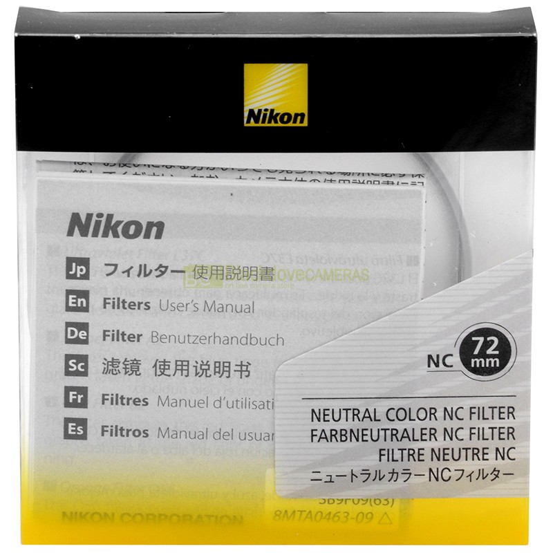Nikon Neutral Color NC Filter 72mm Filtro Neutro Protector per Obiettivi M72 - immagine 4