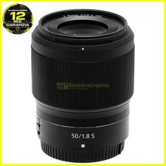Nikon Z Nikkor 50mm f1,8 S obiettivo full frame FX per fotocamere mirrorless.