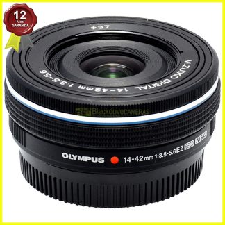 Olympus Zuiko 14‑42mm f/3.5‑5.6 EZ ED MSC Black – Obiettivo Micro 4/3 MFT