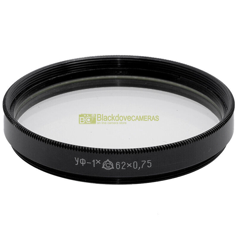 Filtro UV 62mm Protettivo Universale - Vetro Ottico, Anello Alluminio Sottile 4mm, Doppia Filettatura Per Obiettivi Canon, Nikon, Sony - 3