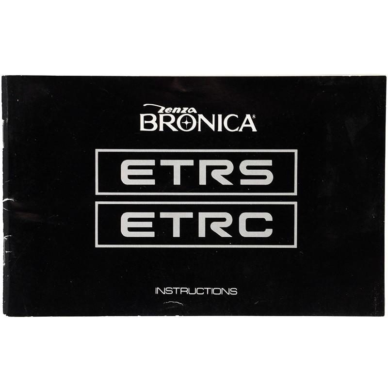 AE Zenza Bronica ETRS ETRSC Camera instructions - ENGLISH. User's manual. 2 AE Zenza Bronica ETRS ETRSC Camera instructions - ENGLISH. User's manual. - immagine 2