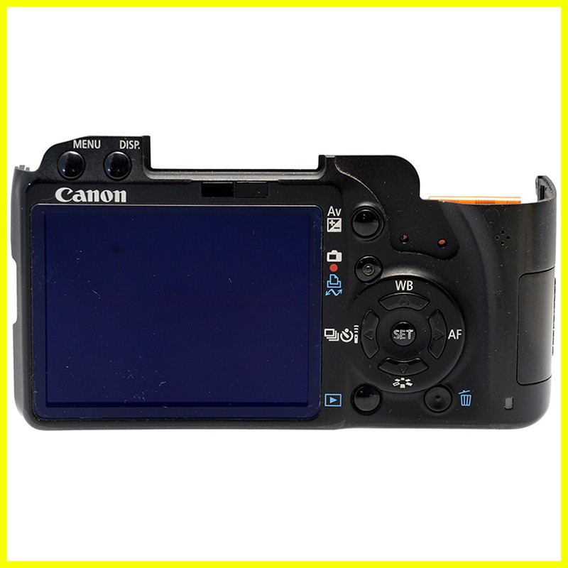 Canon EOS 500D Rear Cover ricambio originale dorso con tasti display e sportello 1 Canon EOS 500D Rear Cover ricambio originale dorso con tasti display e sportello