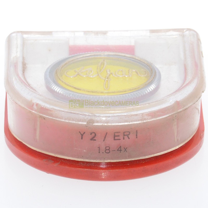 Filtro colorato giallo Y2 Kelpan ER 1 innesto a vite. ER1 Yellow filter - immagine 5