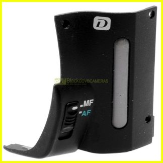 Frontale destro con selettore MF-AF per Pentax K100D – Ricambio Originale usato.