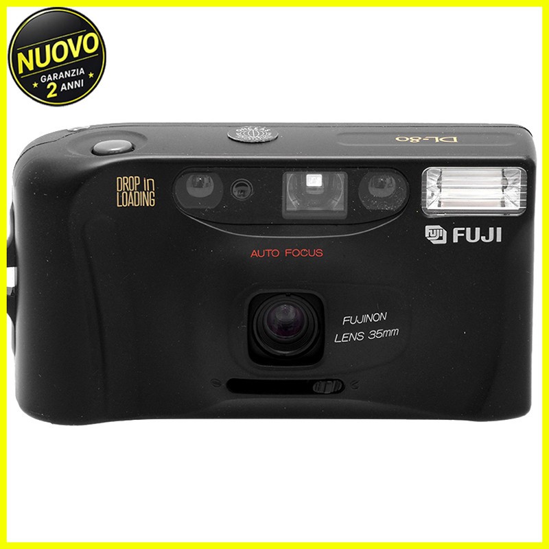 Fuji film DL-80 Compact camera. Fotocamera compatta a pellicola 24x36 con flash 1 Fuji film DL-80 Compact camera. Fotocamera compatta a pellicola 24x36 con flash