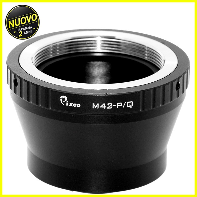 M42 → Pentax Q adattatore per obiettivi a vite M42 su sistema Q 1 M42 → Pentax Q adattatore per obiettivi a vite M42 su sistema Q