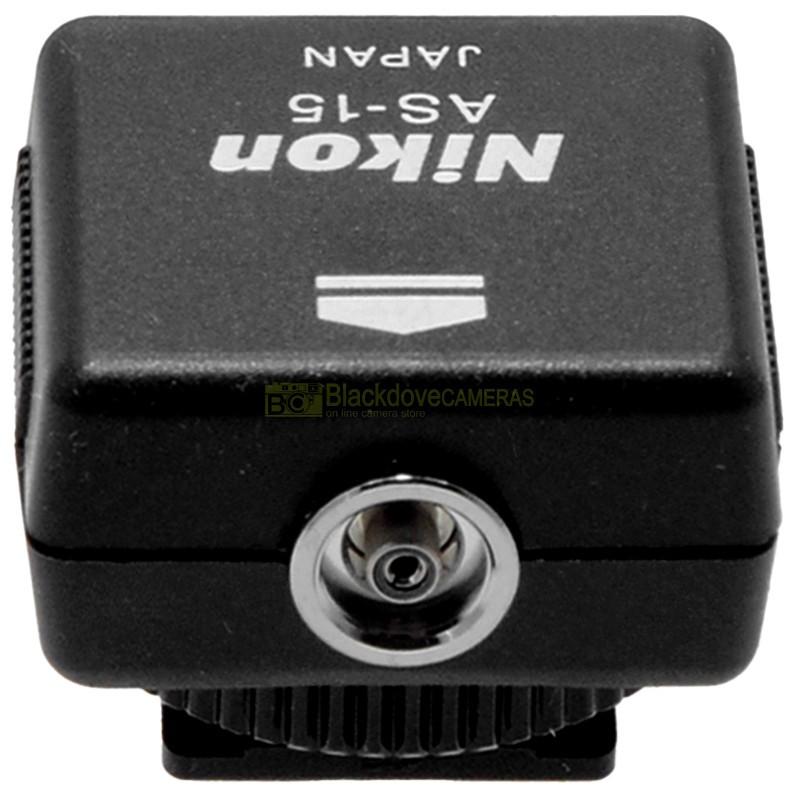 Nikon AS-15 Adattatore Flash Hot Shoe a PC Sync Terminal Originale Nuovo 2 Nikon AS-15 Adattatore Flash Hot Shoe a PC Sync Terminal Originale Nuovo - immagine 2