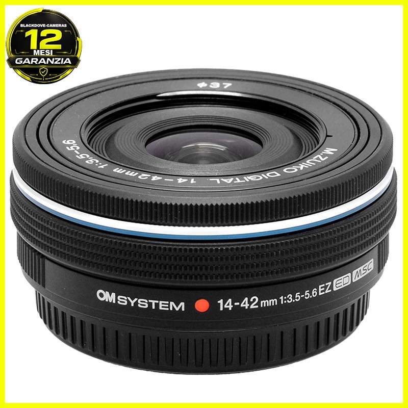 OM-System Zuiko 14‑42mm f/3.5‑5.6 EZ ED MSC Black – Obiettivo Micro 4/3 Olympus 1 OM-System Zuiko 14‑42mm f/3.5‑5.6 EZ ED MSC Black – Obiettivo Micro 4/3 Olympus