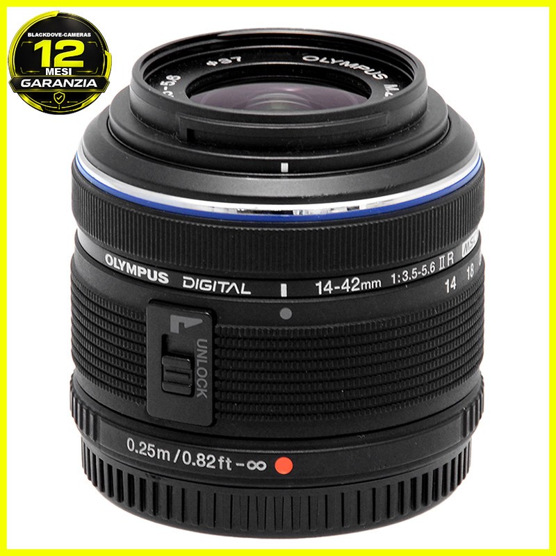 Olympus M.Zuiko 14‑42mm f/3.5‑5.6 II R MSC – Obiettivo nero per Micro 4/3 1 Olympus M.Zuiko 14‑42mm f/3.5‑5.6 II R MSC – Obiettivo nero per Micro 4/3
