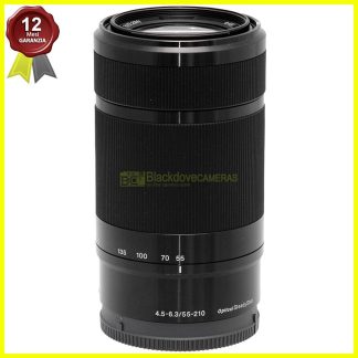 Sony E 55‑210mm f/4‑6.3 OSS Nero Obiettivo Telezoom per Mirrorless APS‑C