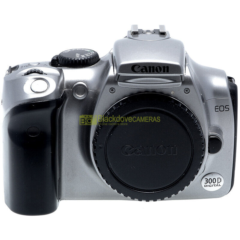 Canon EOS 300D Silver Macchina fotografica reflex 6,3Mp. Fotocamera  digitale.