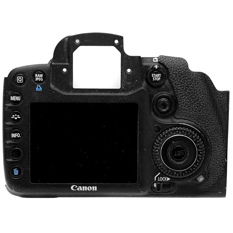 Dorso completo con display/ghiere/tasti/joystick per Canon EOS 7D ricambio 3 Dorso completo con display/ghiere/tasti/joystick per Canon EOS 7D ricambio - immagine 3