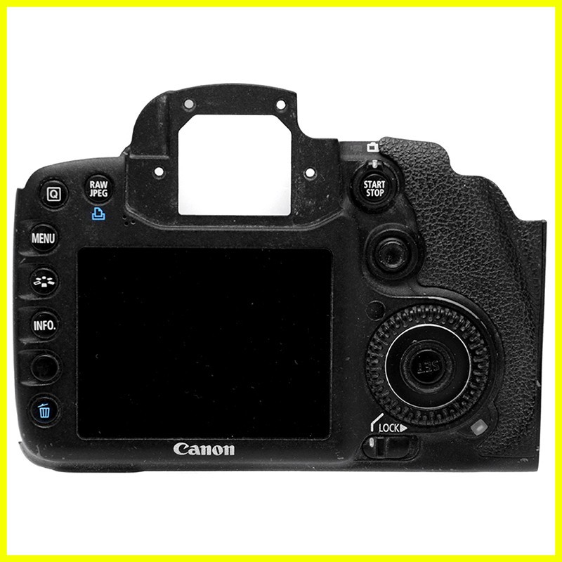 Dorso completo con display/ghiere/tasti/joystick per Canon EOS 7D ricambio 1 Dorso completo con display/ghiere/tasti/joystick per Canon EOS 7D ricambio
