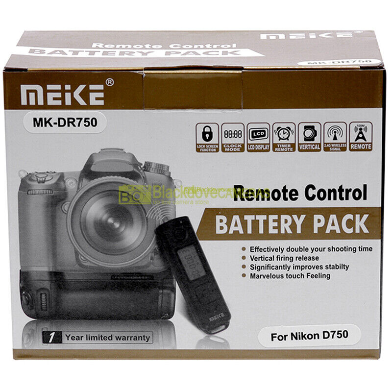 Garanzia 2 Anni Impugnatura Battery Pack/Grip Nikon MB-D16 per D750 ORIGINALE 