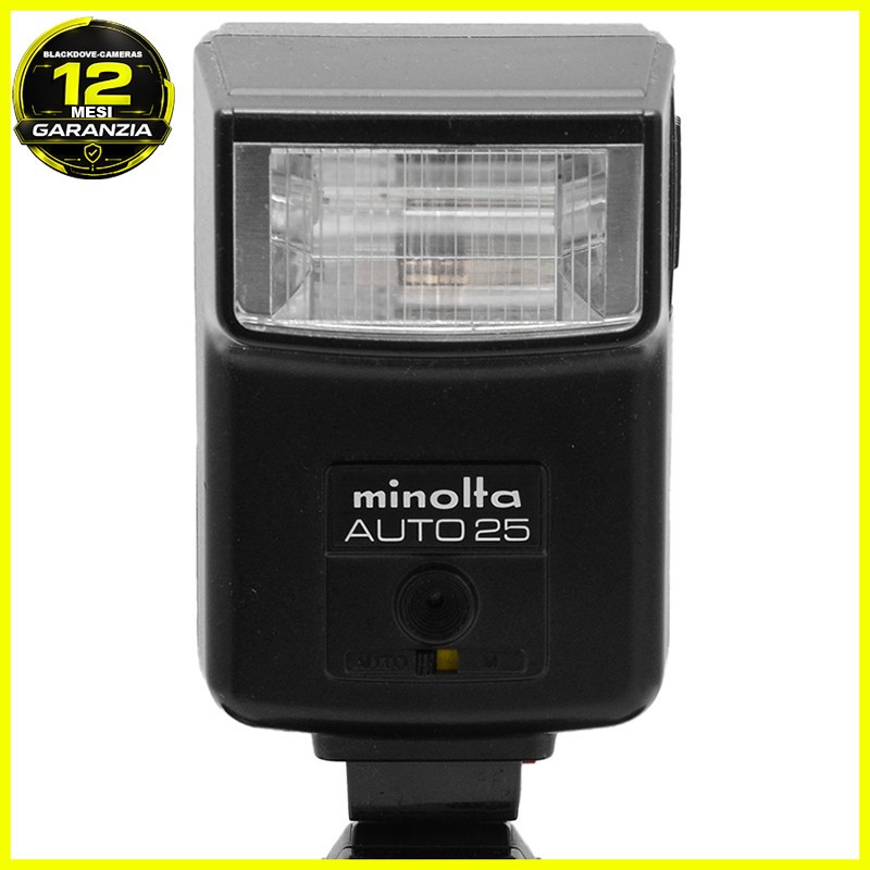 Minolta Auto 25 NG25 flash compatto per fotocamere Minolta 35mm a pellicola 1 Minolta Auto 25 NG25 flash compatto per fotocamere Minolta 35mm a pellicola