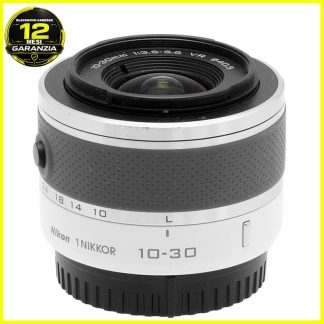 Home page 32 Nikon 1 Nikkor 10-30mm f/3.5-5.6 VR White – Obiettivo per Nikon J1 J2 V1. Bianco
