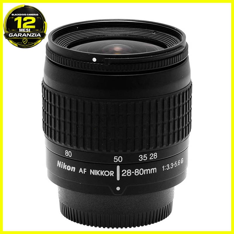 Nikon AF zoom Nikkor 28‑80mm f/3.3‑5.6 G Obiettivo per fotocamere Reflex FX e DX 1 Nikon AF zoom Nikkor 28‑80mm f/3.3‑5.6 G Obiettivo per fotocamere Reflex FX e DX