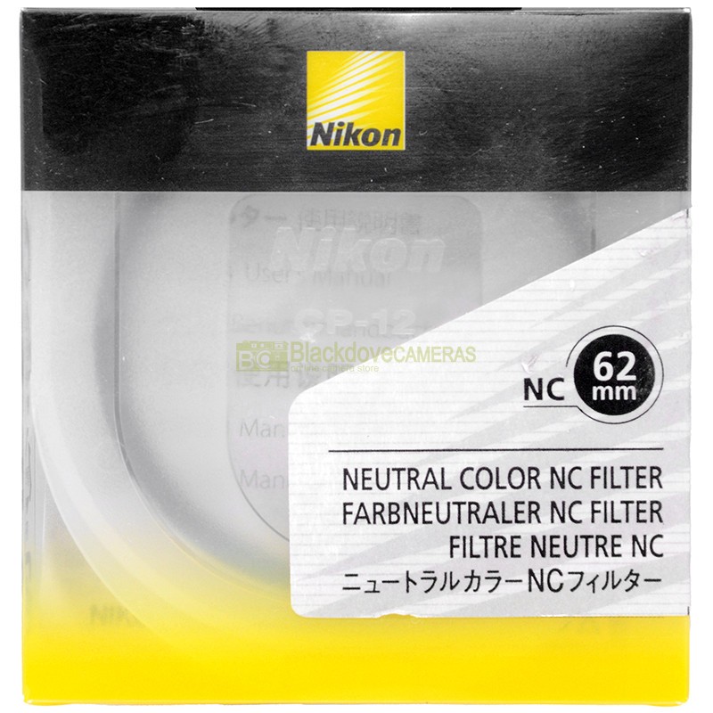 Nikon Neutral Color NC Filter 62mm. Filtro protector neutro per obiettivi  M62 - immagine 4
