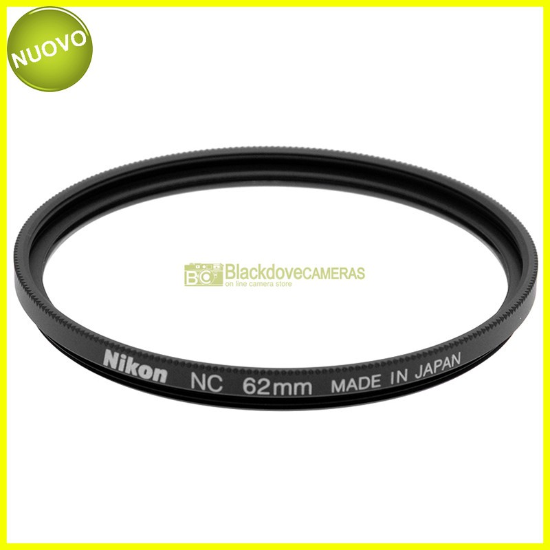 Nikon Neutral Color NC Filter 62mm. Filtro protector neutro per obiettivi  M62