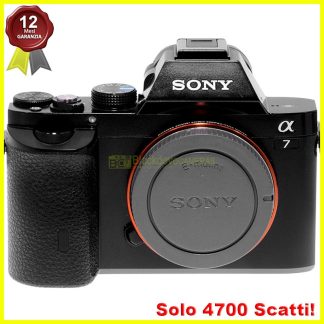 Sony Alpha A7 ILCE‑7K Body Fotocamera Digitale Mirrorless Full Frame 24,3MP FX