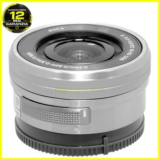 Sony E 16-50mm f/3.5-5.6 OSS PZ Silver Obiettivo Zoom per Sony E-Mount / NEX